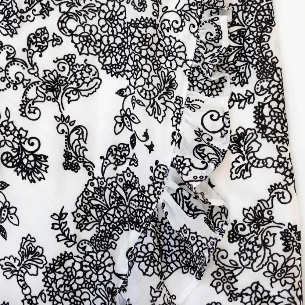 Dauphine Black and White Dress
