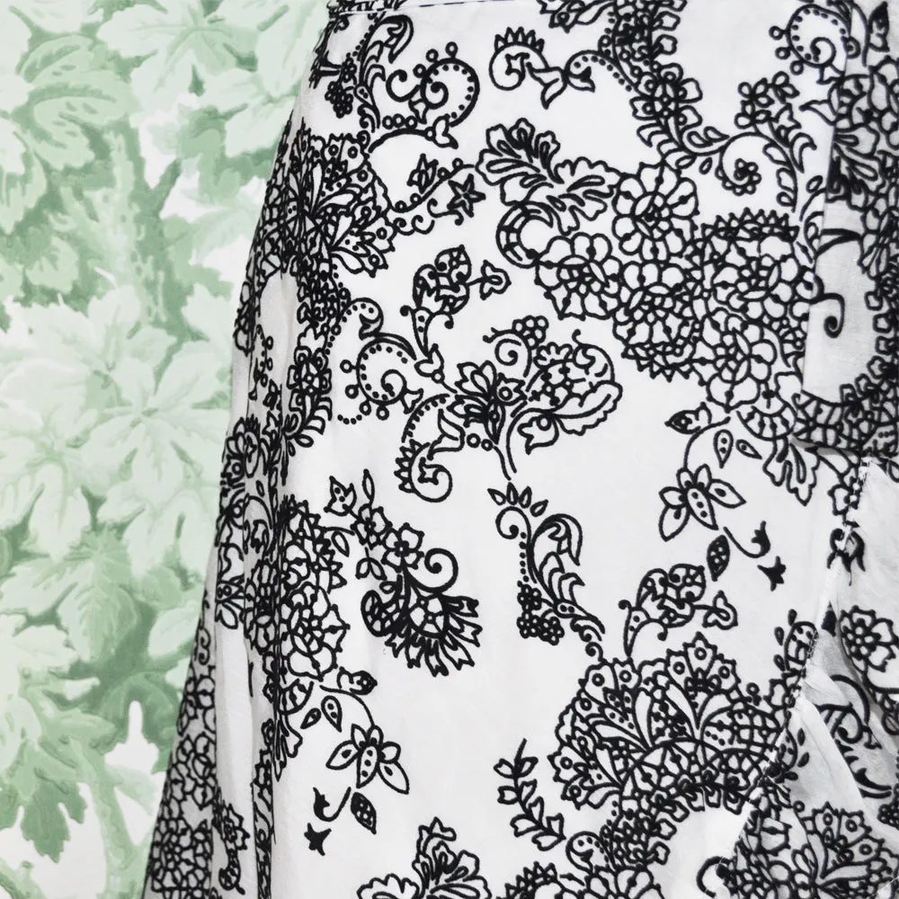 Dauphine Black and White Dress