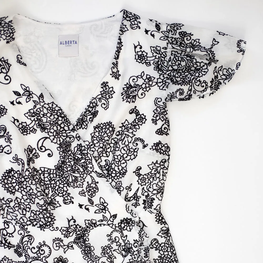 Dauphine Black and White Dress