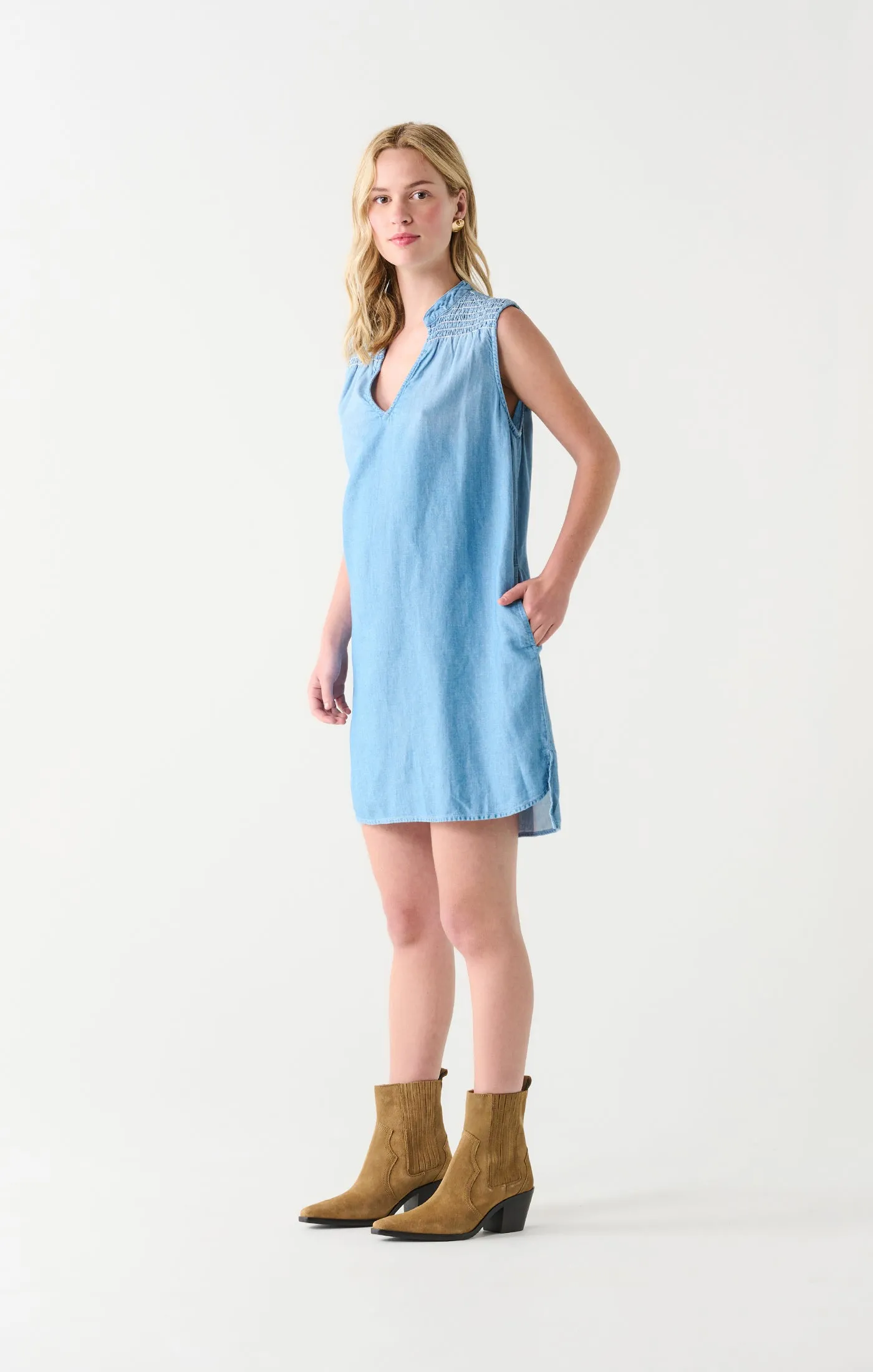 Diana Chambray Mini Dress