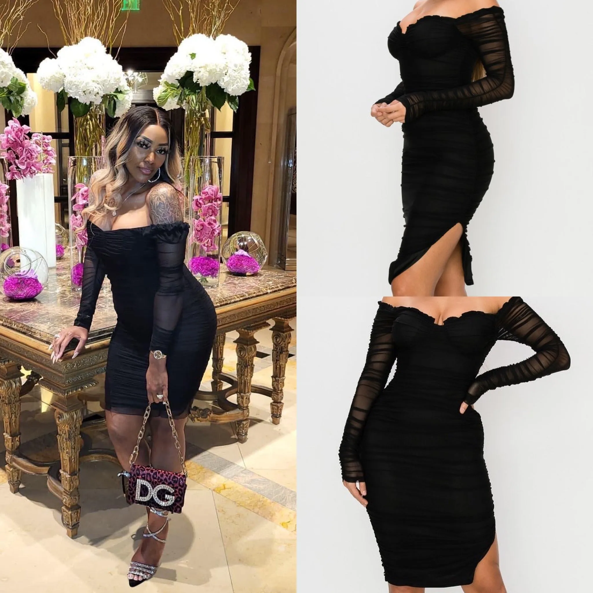 Did You Mesh Me Dress