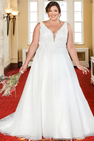 Discontinued Demi Bridal Gown <br> MB2305