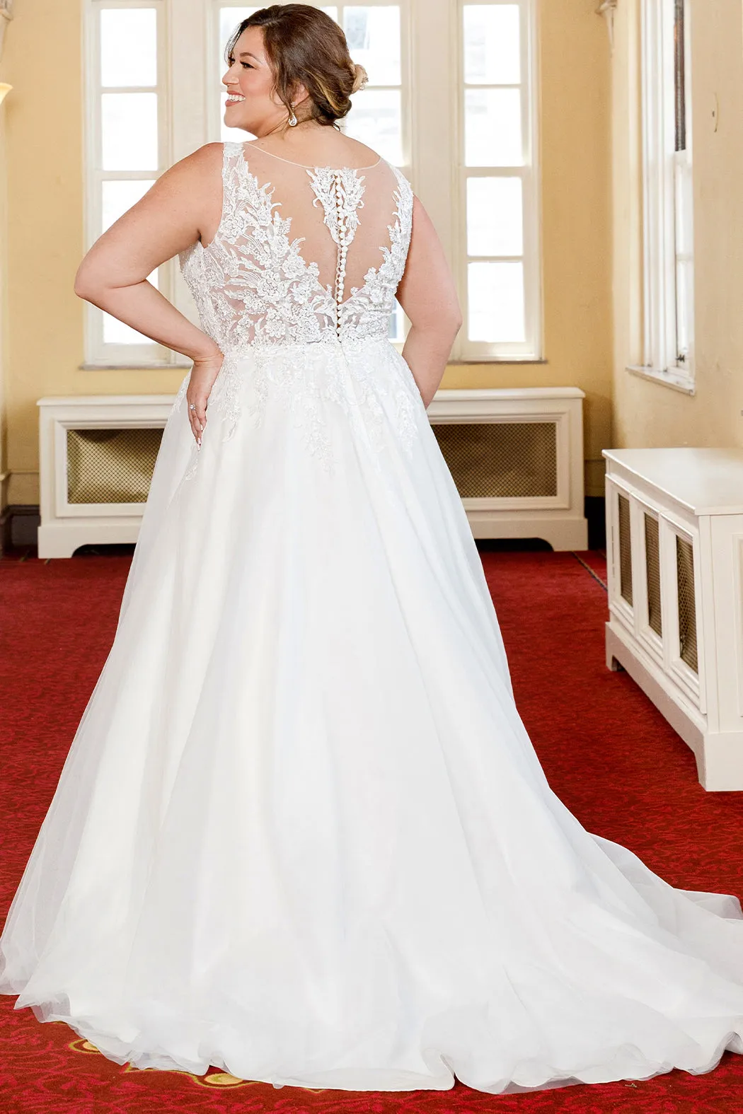 Discontinued Demi Bridal Gown <br> MB2305