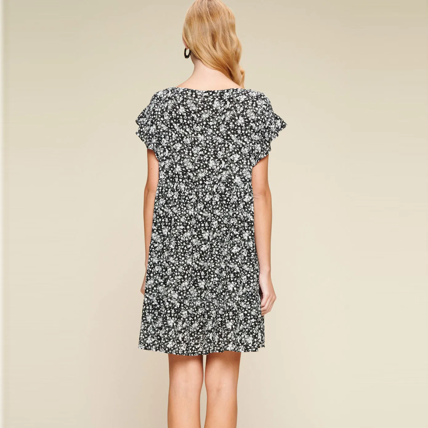 Ditsy Floral Blossom A Line Dress