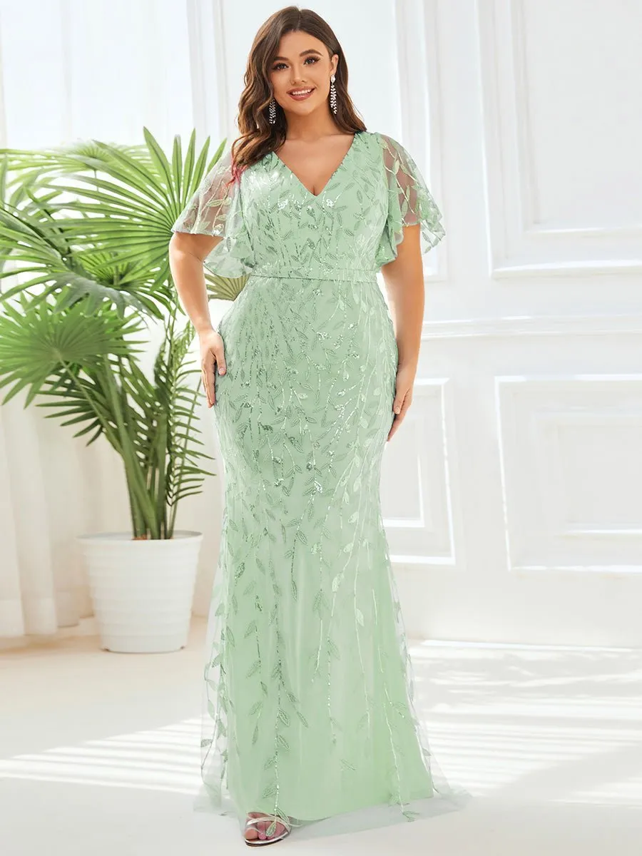 Eliza tulle sleeve black gown with gold leaf patterns Express NZ wide