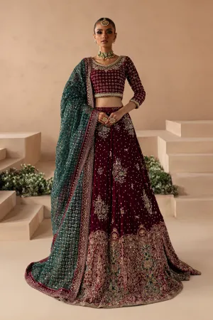 Embellished Choli Lehenga Style Pakistani Bridal Dress