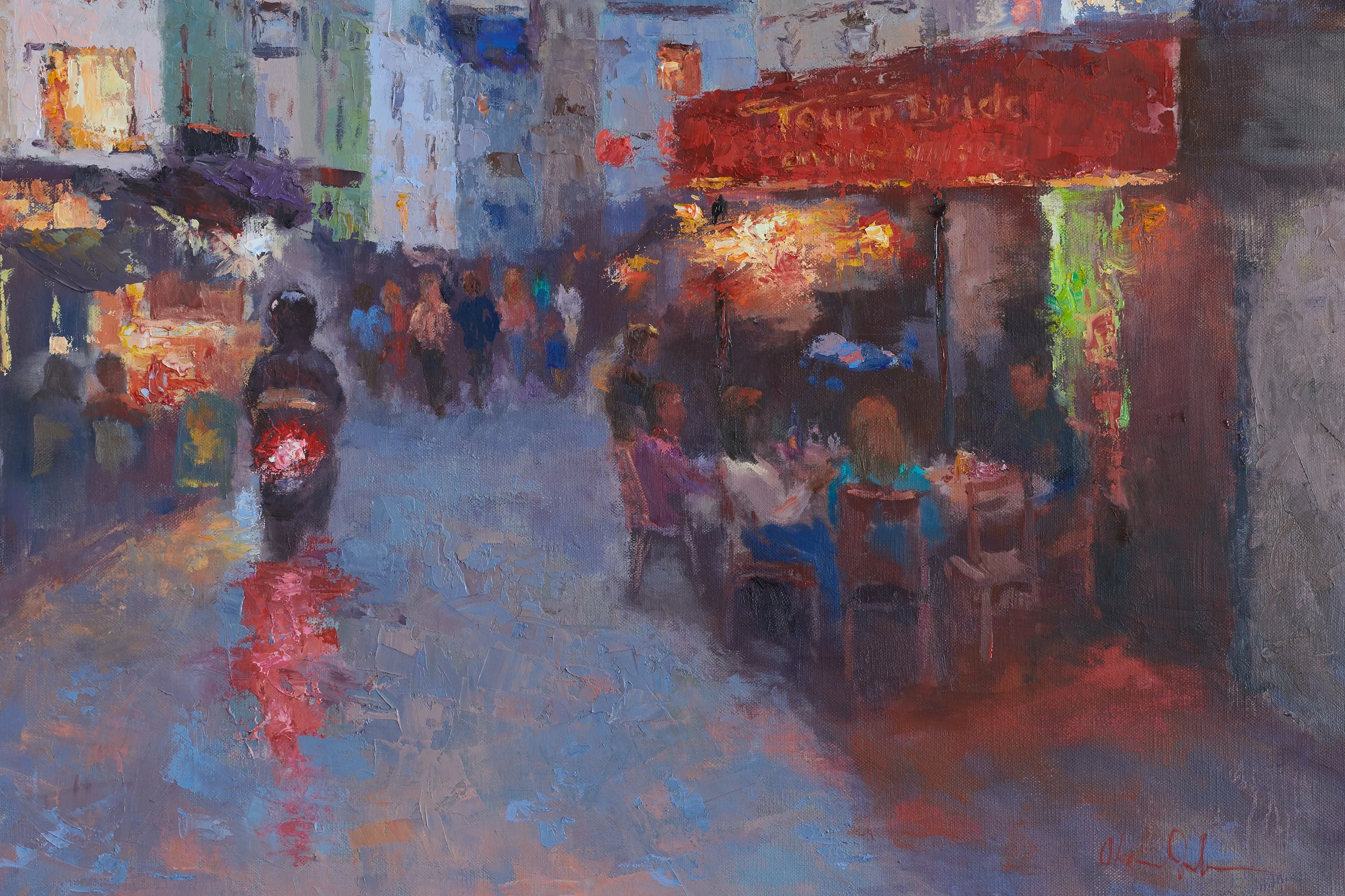 Evening Cafe - SOLD