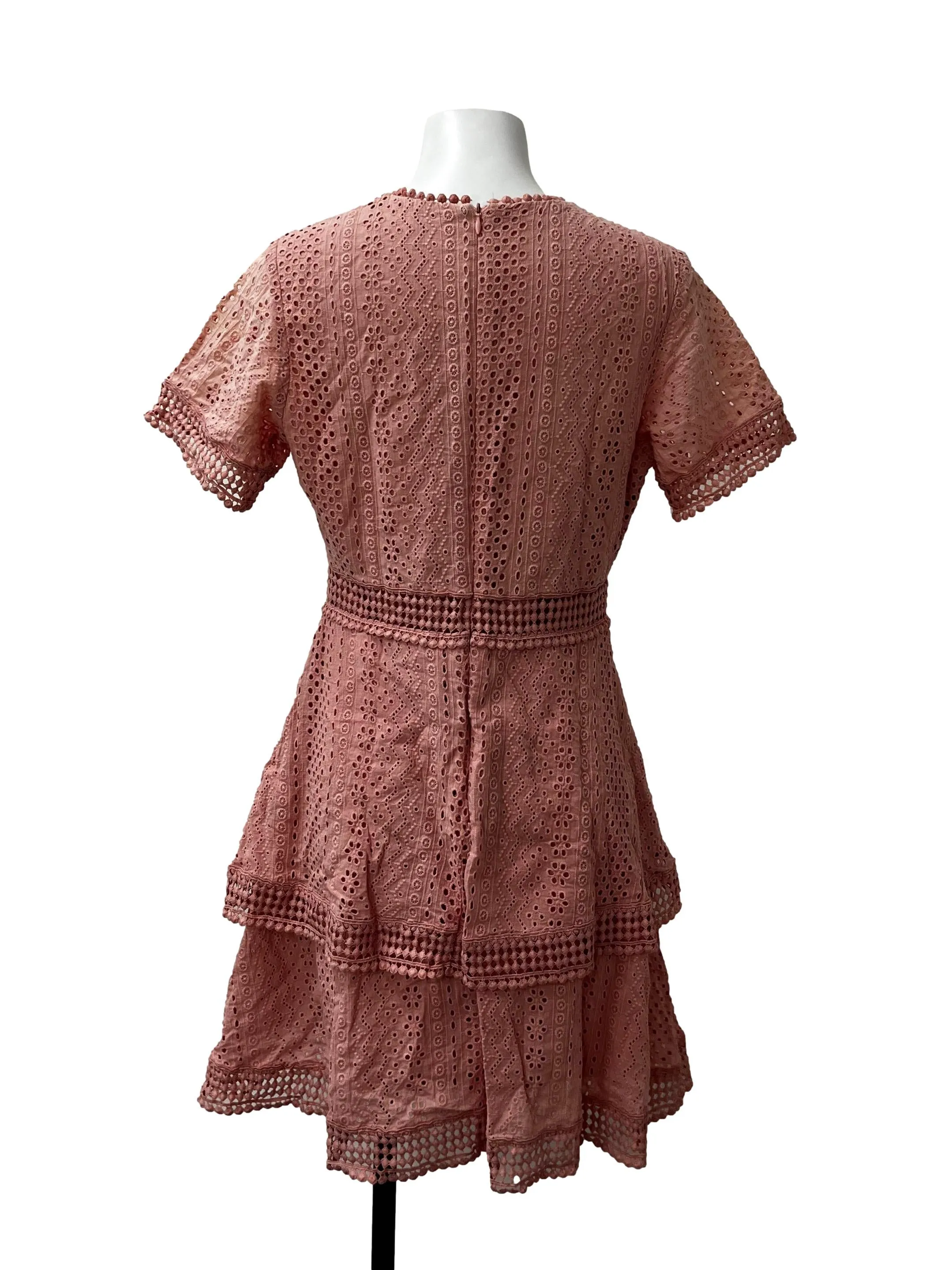 Eyelet Blush Pink Dress