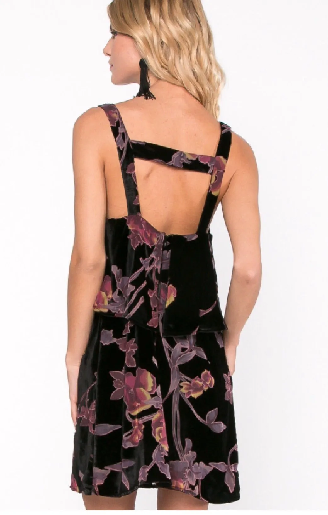 Fabulous Floral Velvet Dress