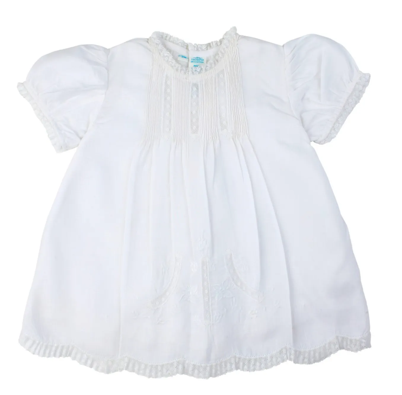 Feltman Brothers White Detailed Lace Slip Dress