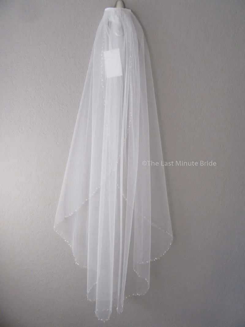 Fingertip Length Veil Style: Twinkle Twinkle