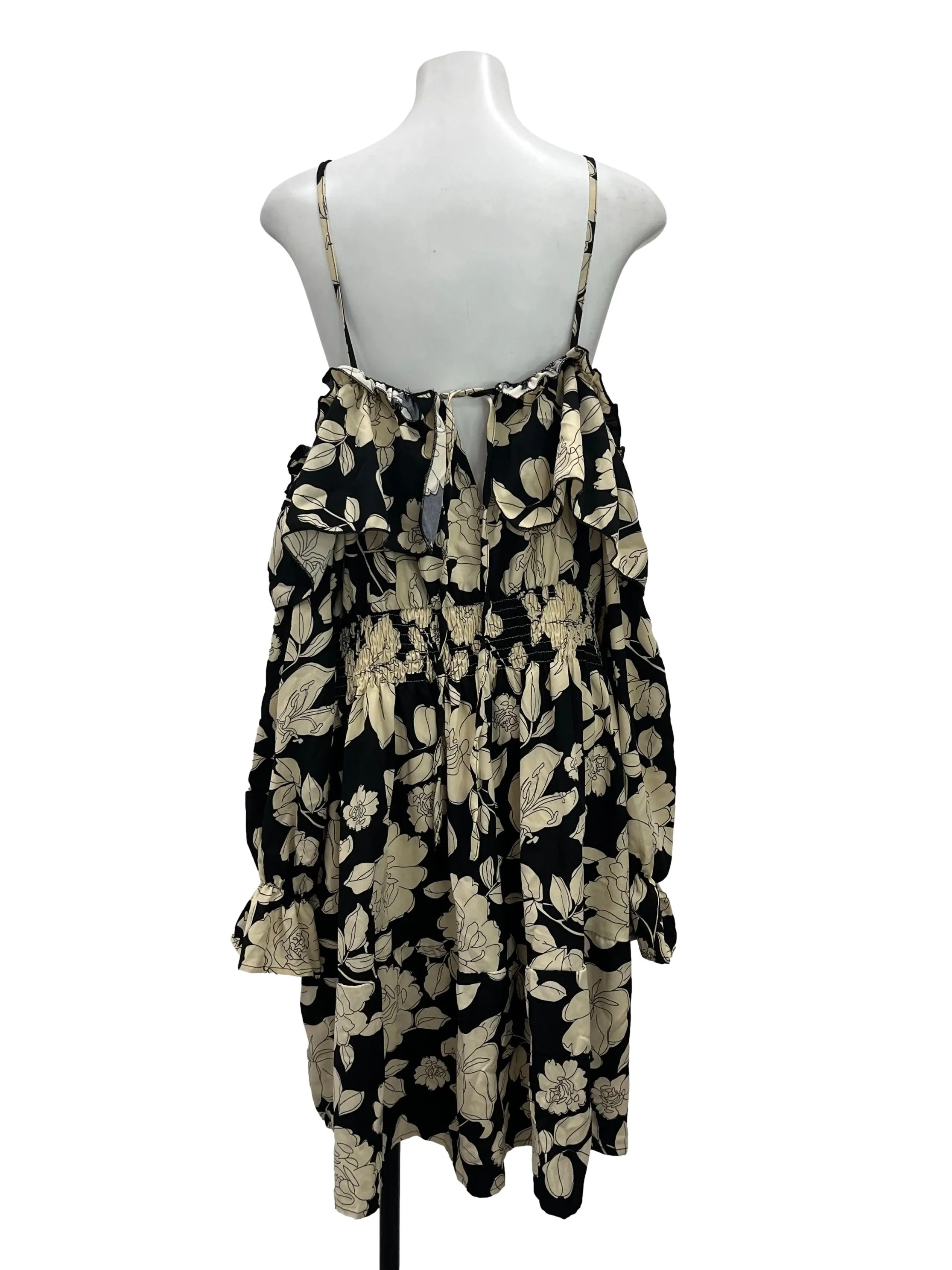 Floral Cold Shoulder Dress