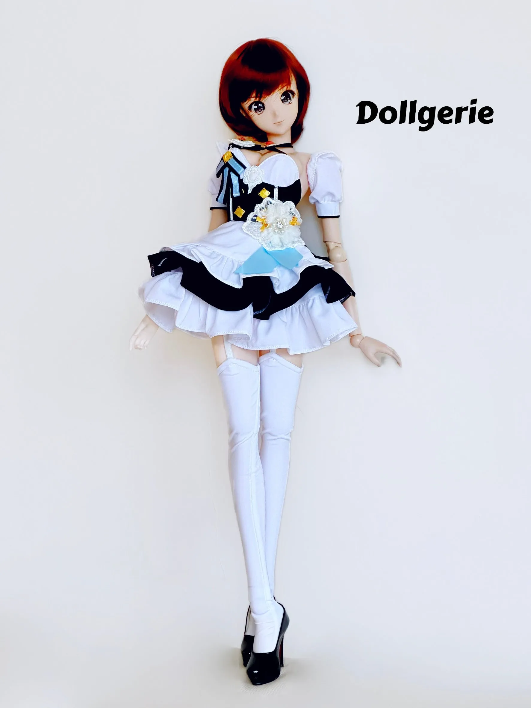Flower Princess Frenchmaid Mini Dress for Smartdoll/DD