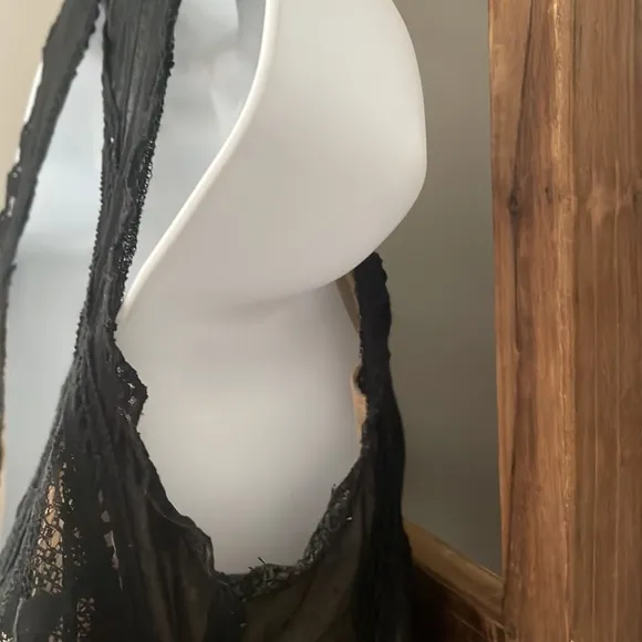 Free People Angel Lace Dress fully lined black.