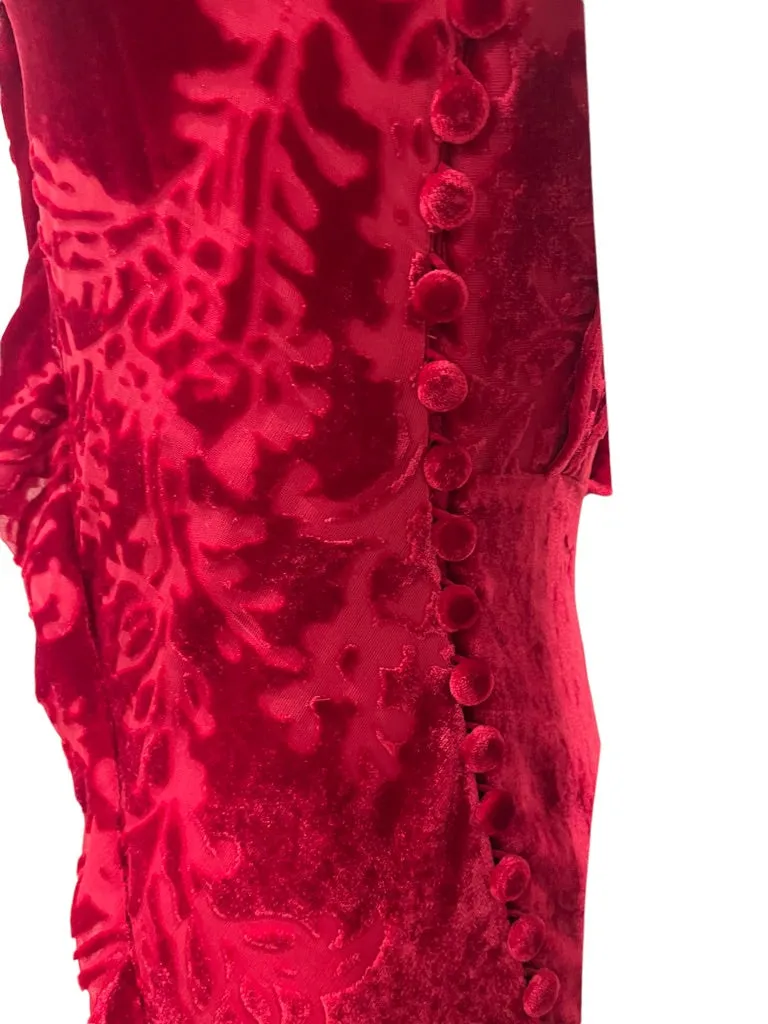 F/W 2006 GALLIANO red velvet