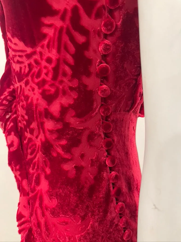 F/W 2006 GALLIANO red velvet