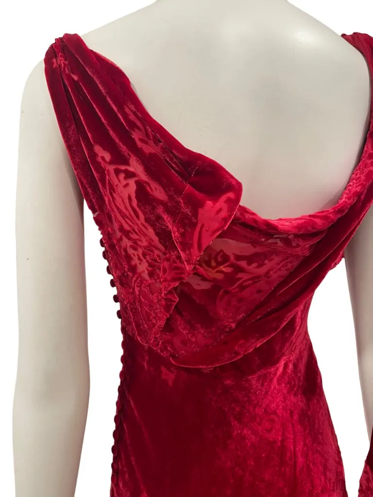 F/W 2006 GALLIANO red velvet