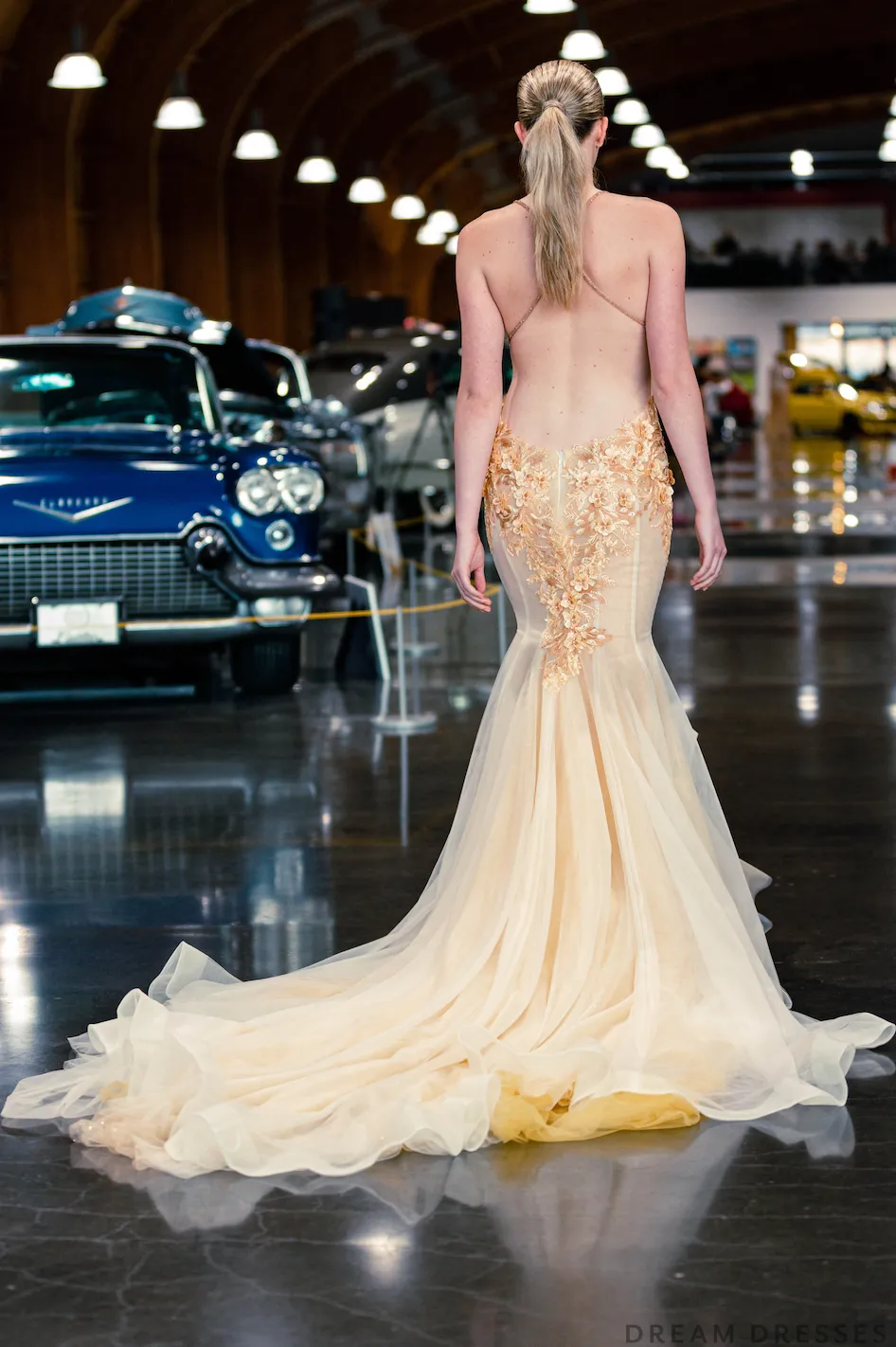 Gold Mermaid Wedding Gown (#Katerina )