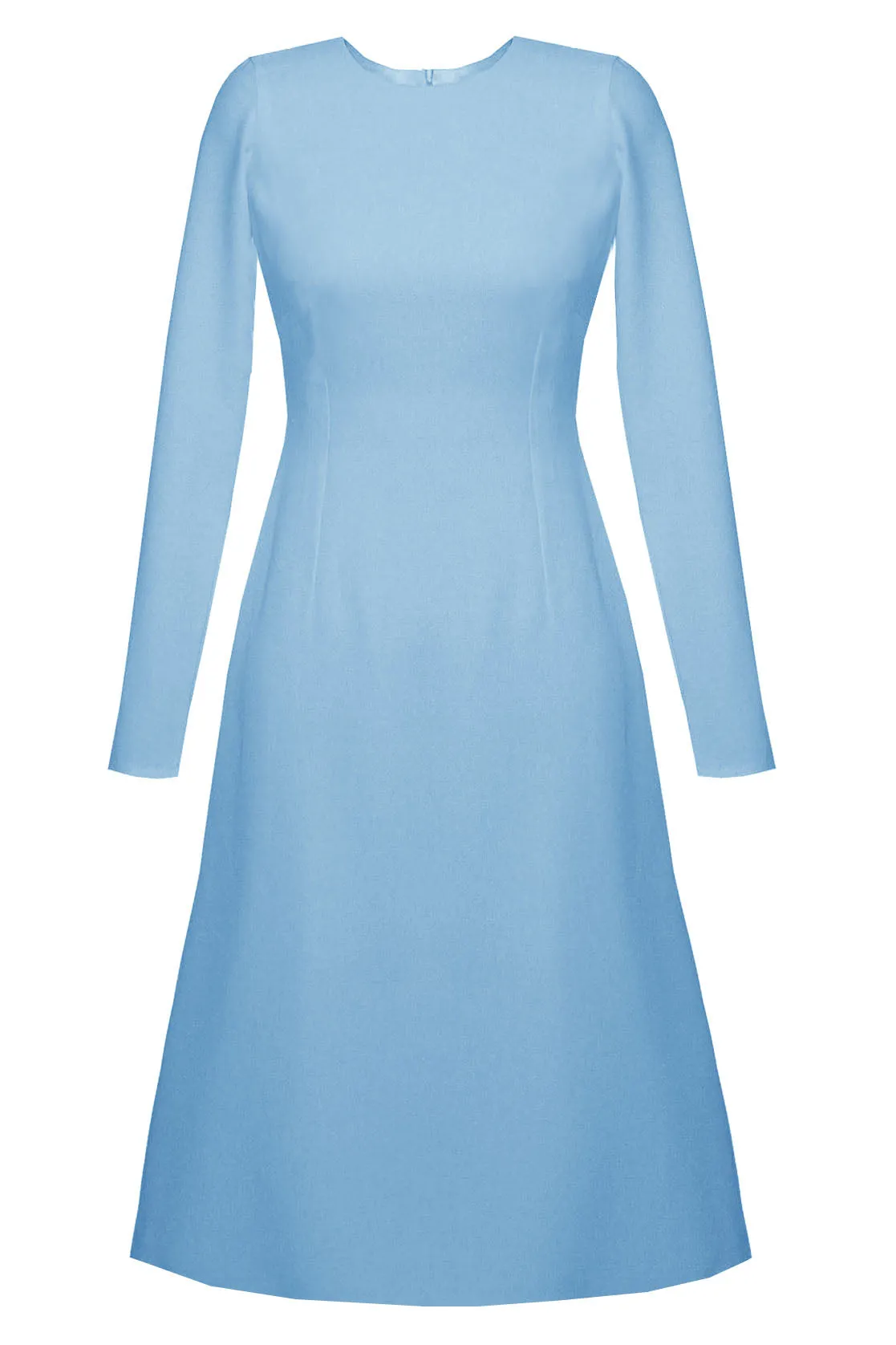 Grace High Quality A-line Dress with Long Sleeves
