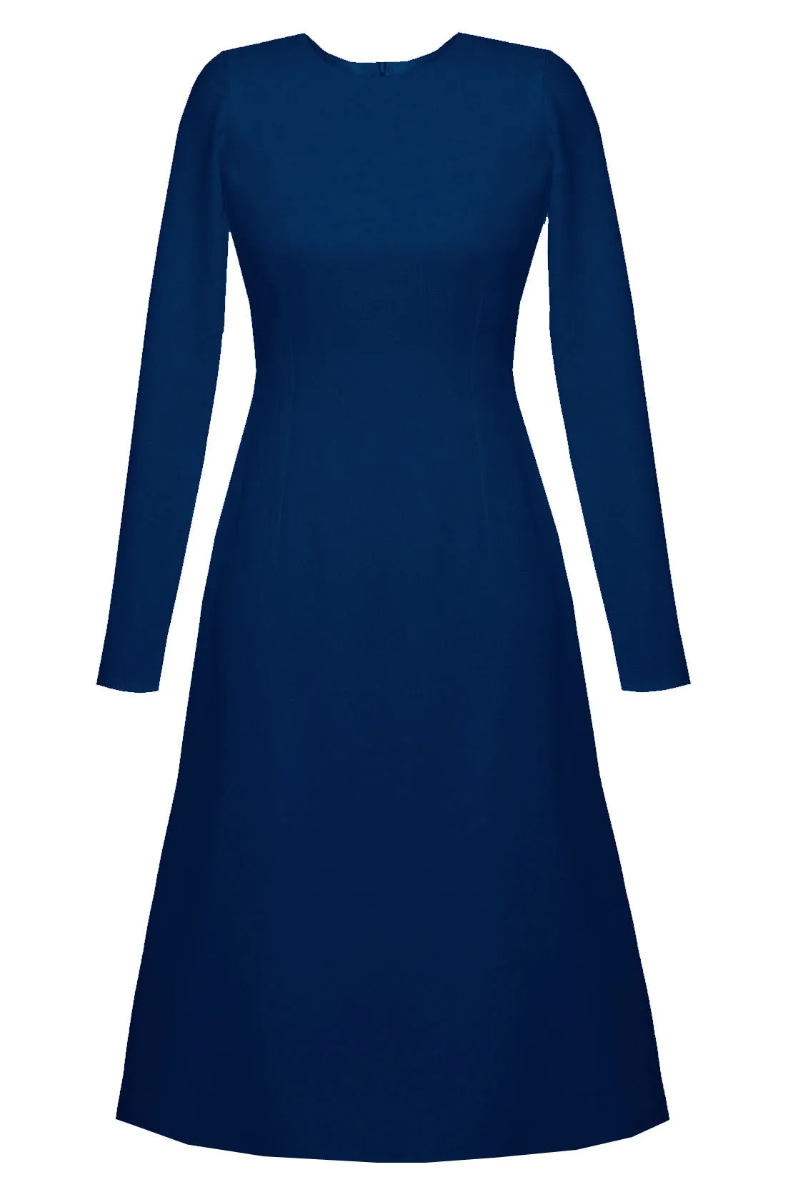 Grace High Quality A-line Dress with Long Sleeves