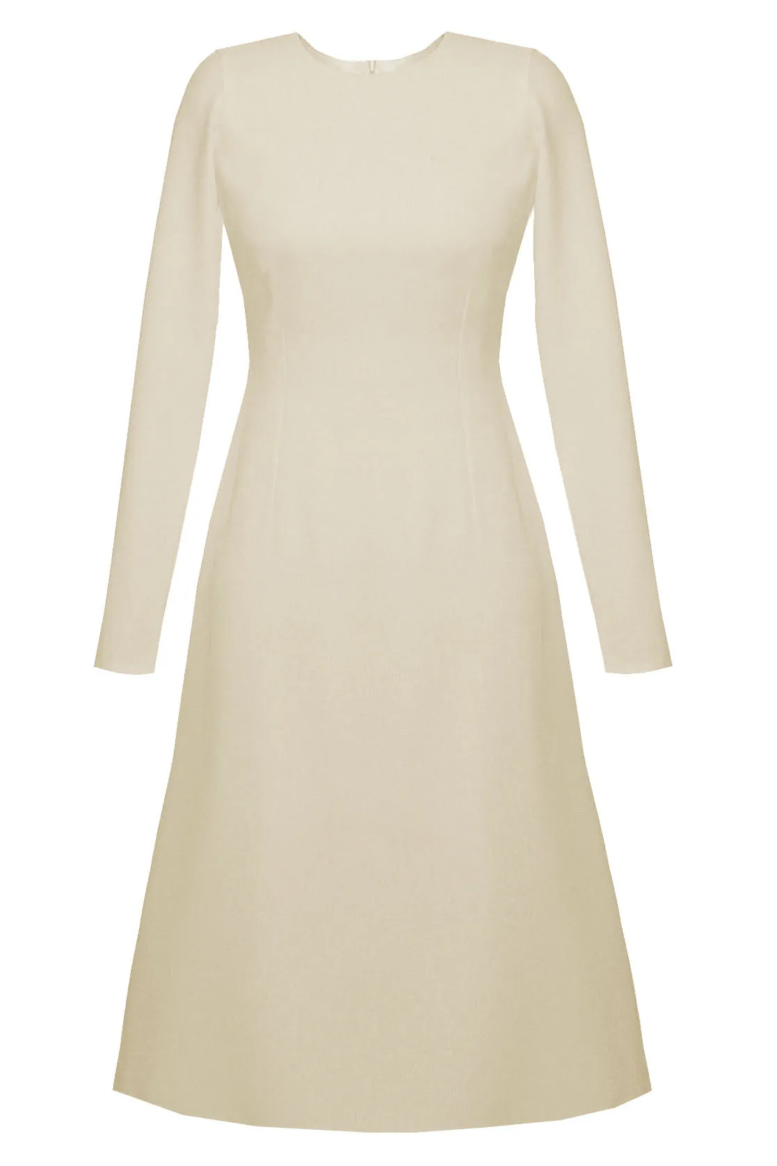 Grace High Quality A-line Dress with Long Sleeves