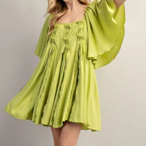 GREEN MINI DRESS