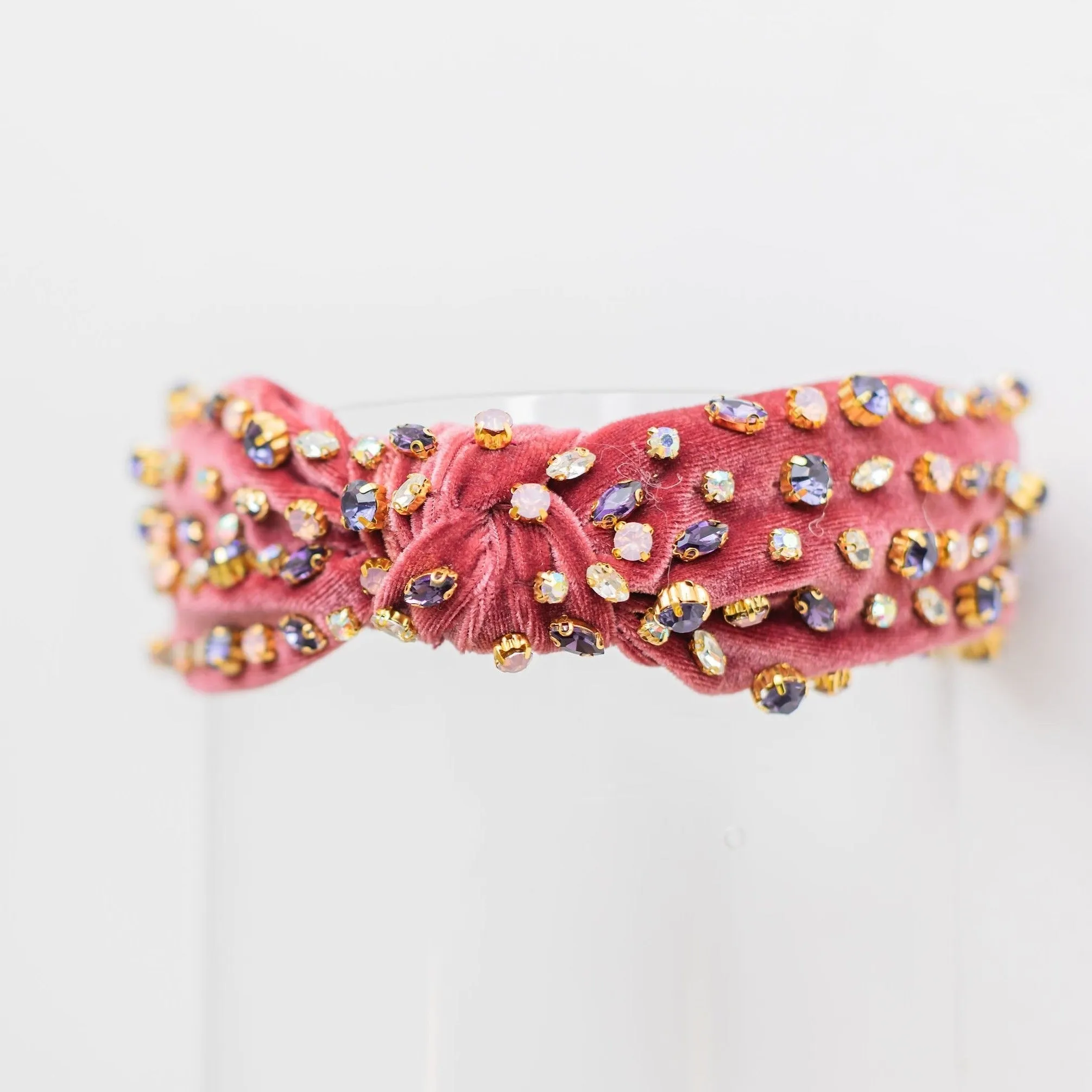 HOLLIS HEADBAND // Burgundy Velvet