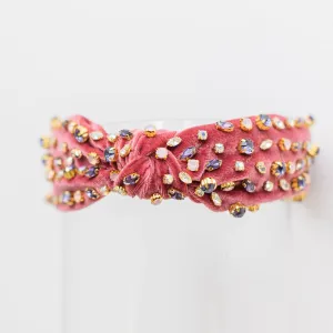 HOLLIS HEADBAND // Burgundy Velvet