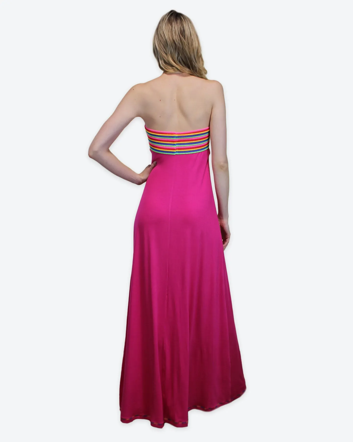 Hot Pink Jersey Milan Dress