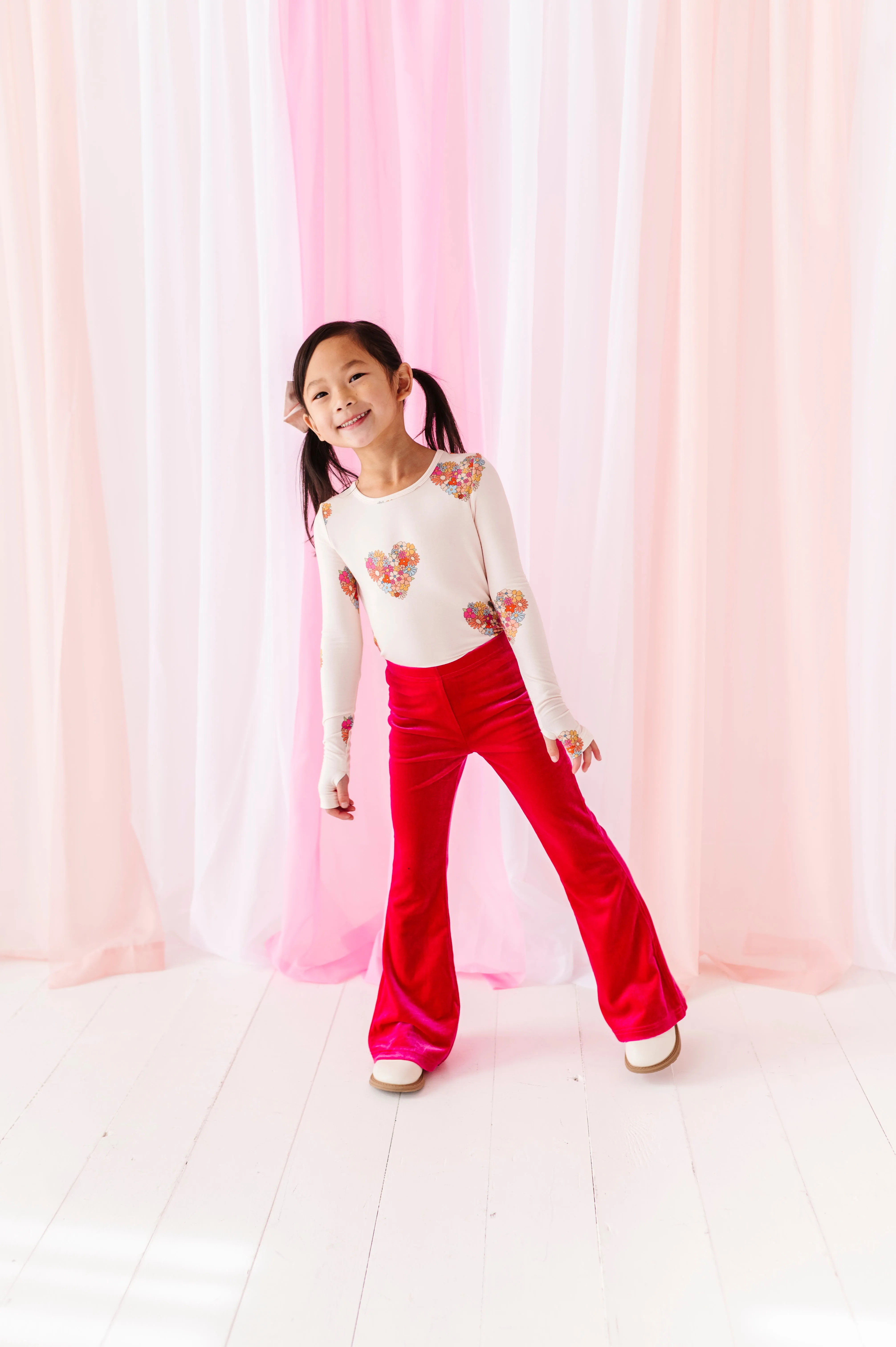 Hot Pink Velvet | Flares