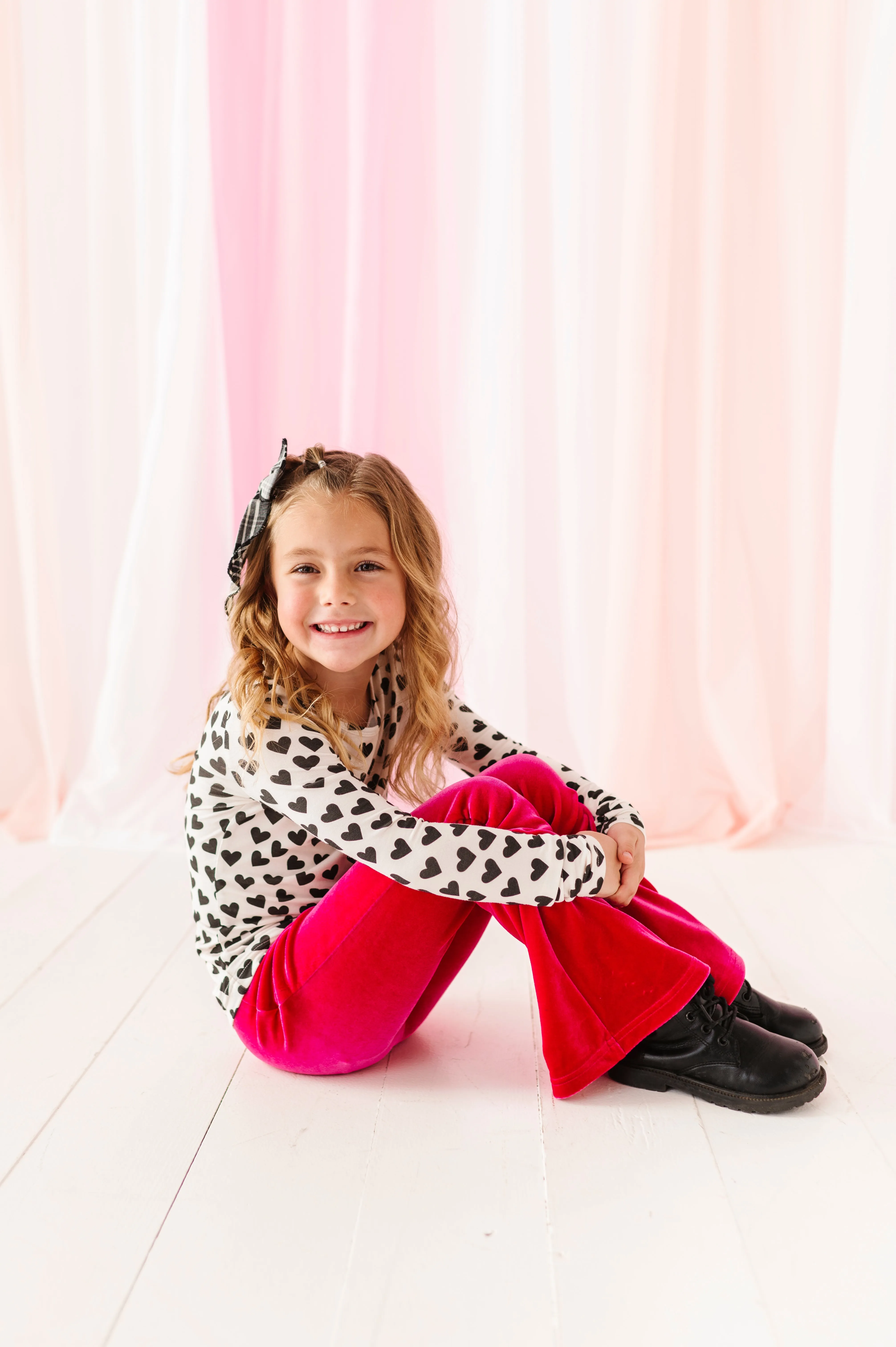 Hot Pink Velvet | Flares