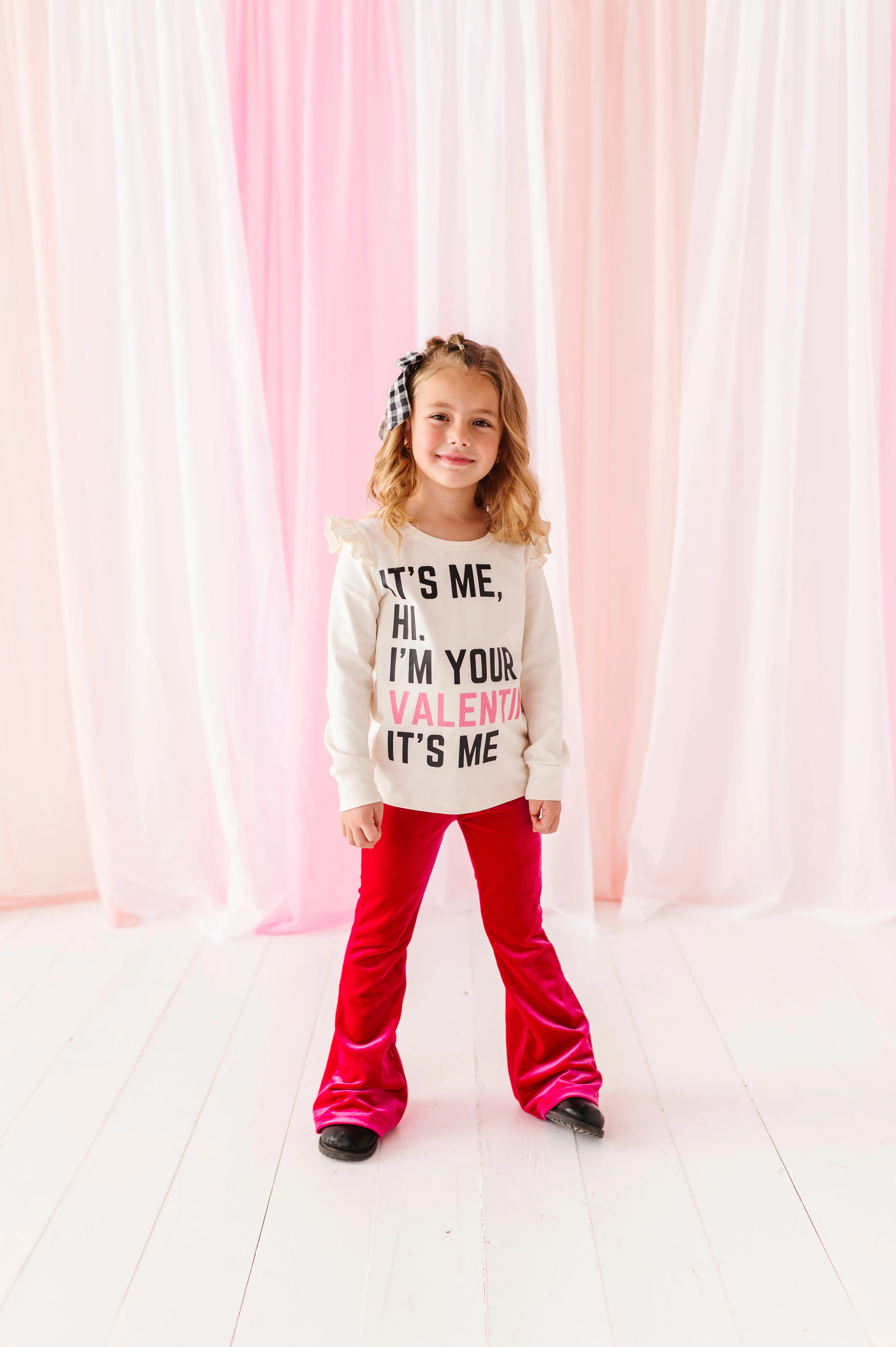 Hot Pink Velvet | Flares