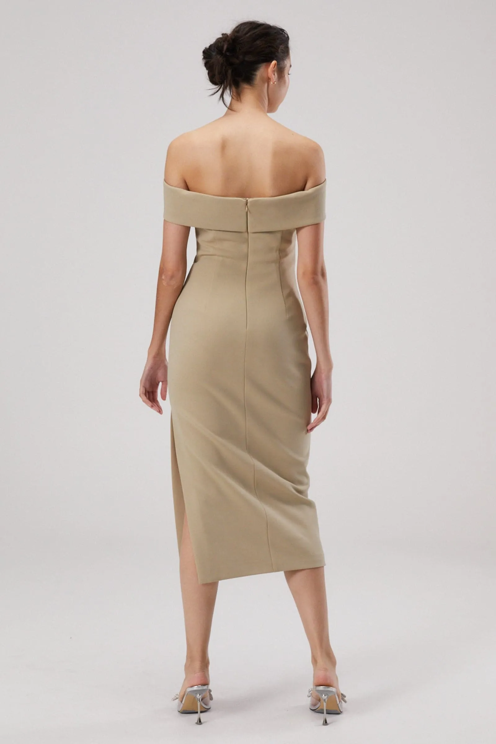 IVY CREPE MIDI DRESS