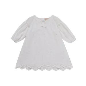Janica White Eyelet Dress