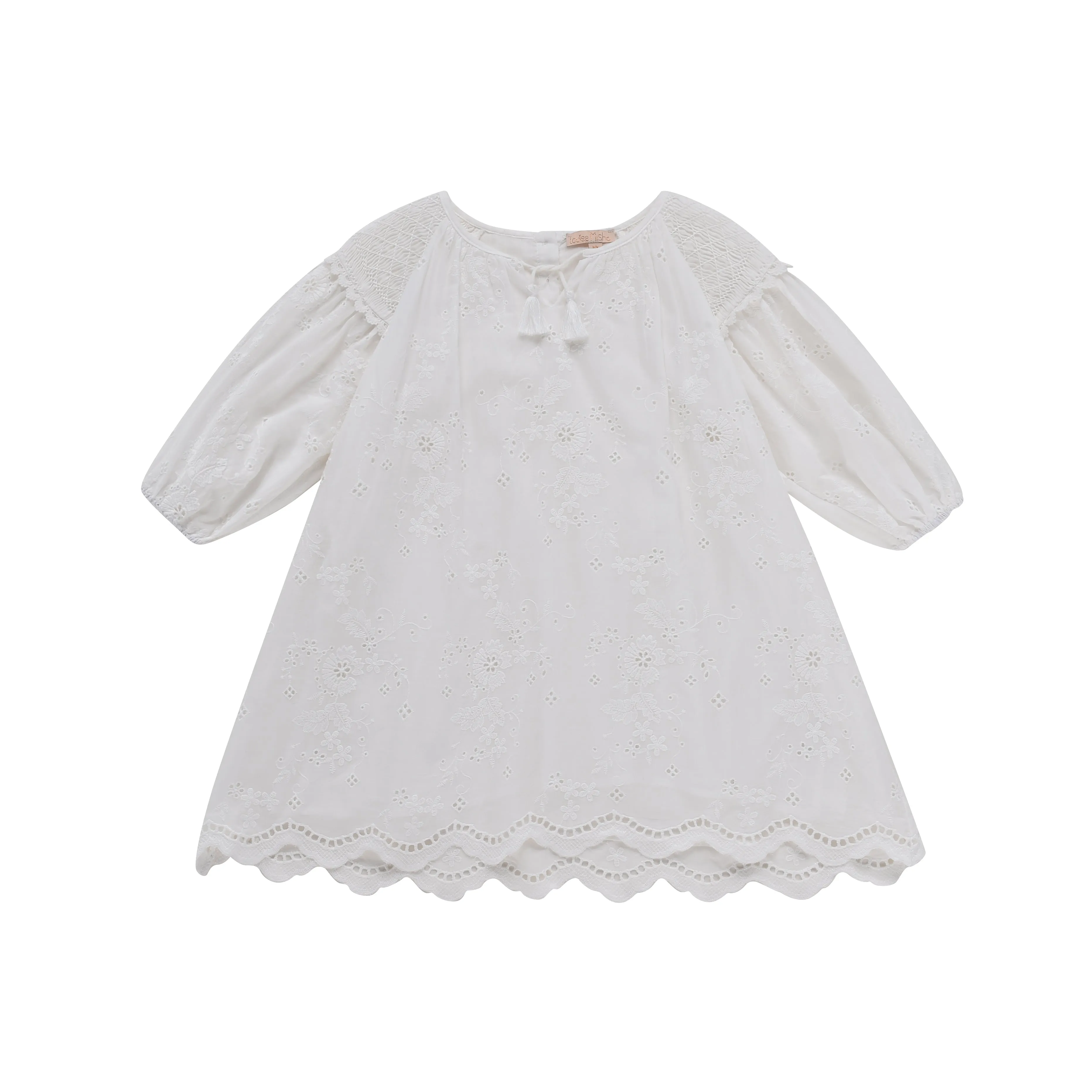 Janica White Eyelet Dress