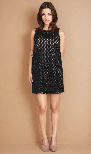 Janice Lace Overlay Dress
