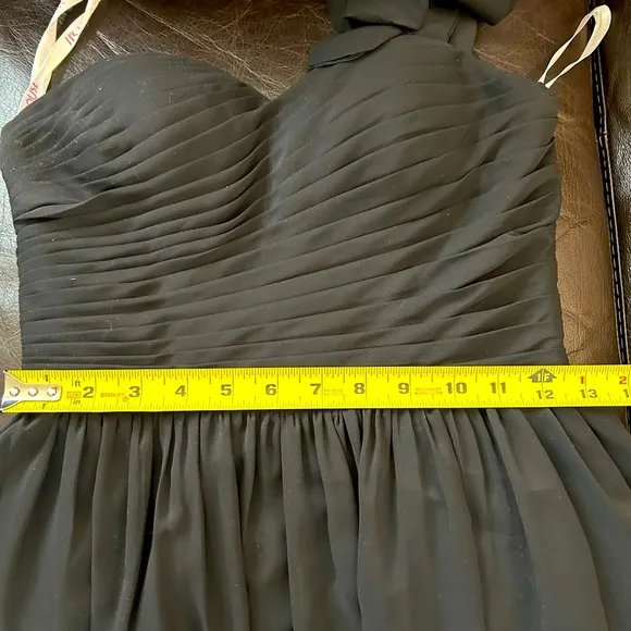 JJs House Women Empire Waist One Shoulder Prom Long Chiffon Gown