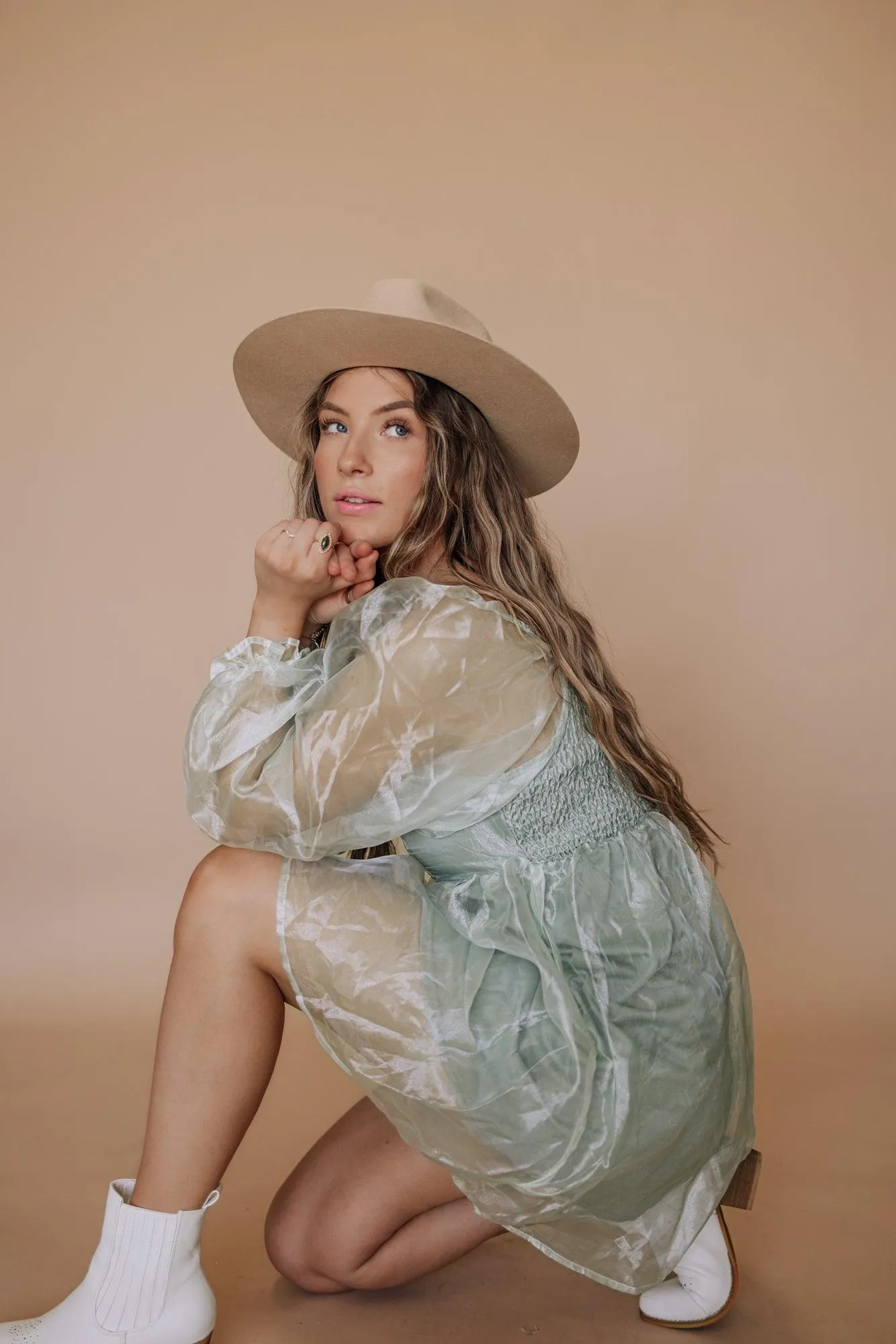 Josie Dress in Sage