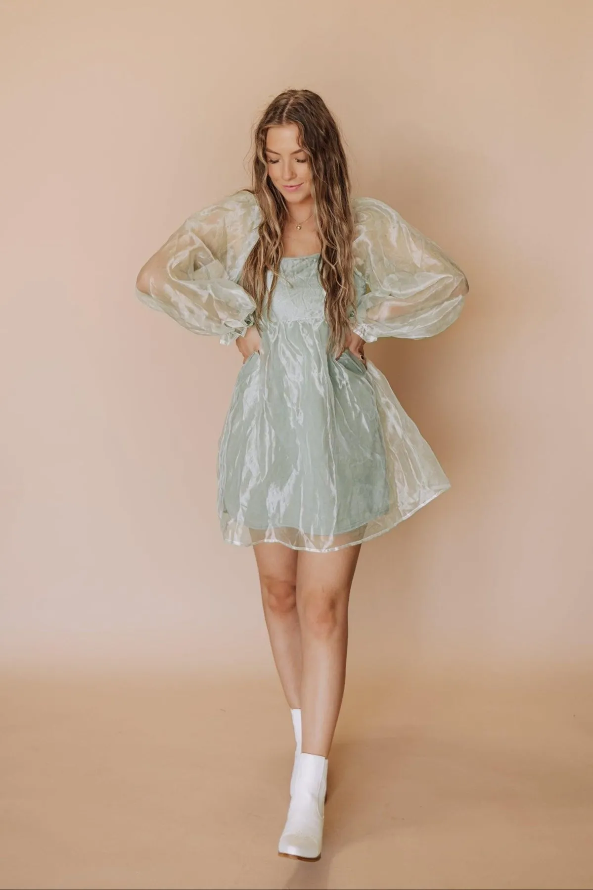 Josie Dress in Sage