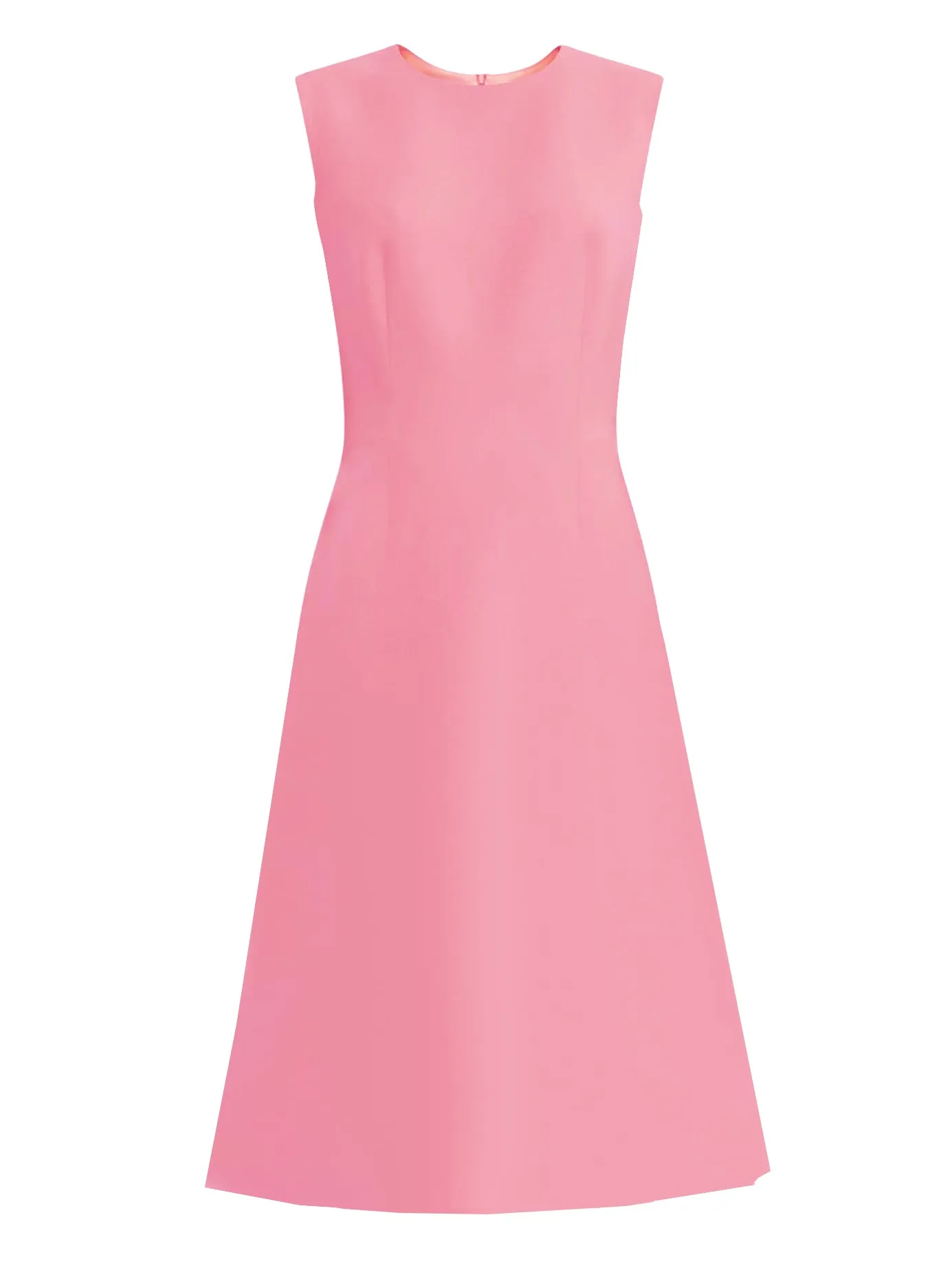 Kasi A-line Dress with Jewel Neckline