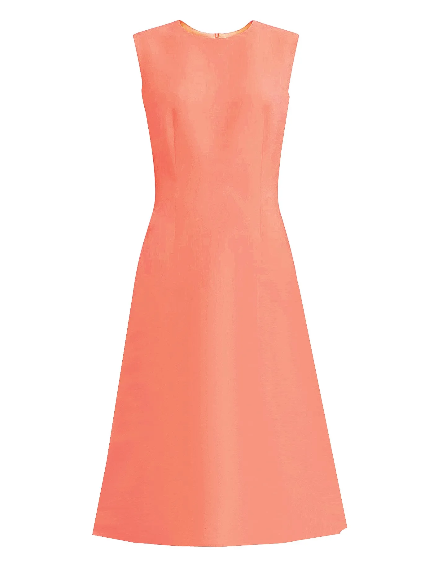 Kasi A-line Dress with Jewel Neckline