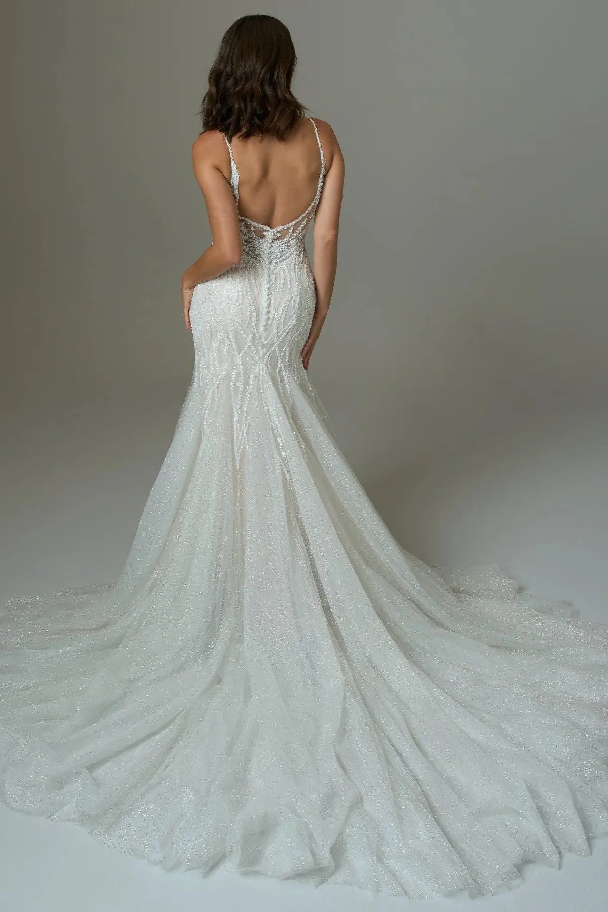 Kenneth Winston Size 18 1998 Champagne/Nude/Ivory Gown