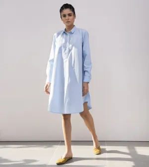 Khara Kapas   I    Cornflower A-Line Dress