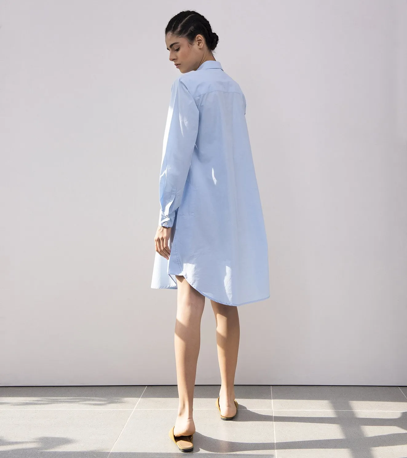 Khara Kapas   I    Cornflower A-Line Dress