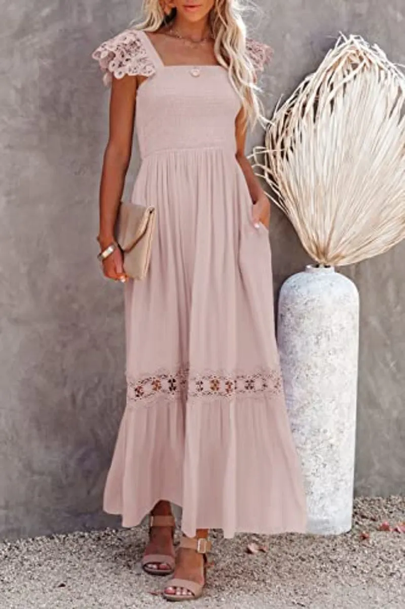 Kimmi Boho Lace Dress