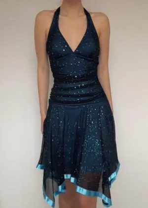 Knee Length Sparkle Vintage Homecoming Dress