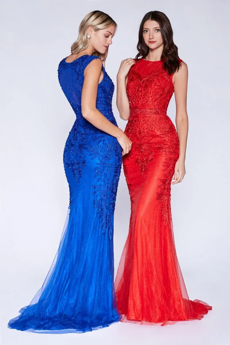 Lace beaded Gown