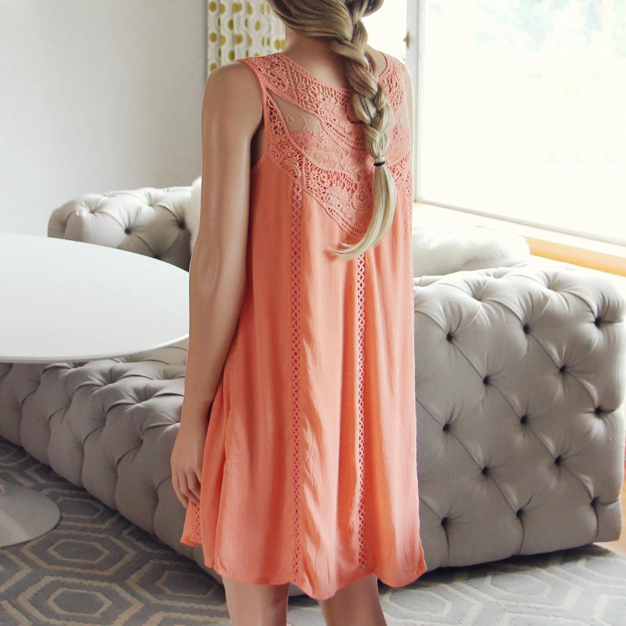 Lace Gypsy Dress in Desert Flower