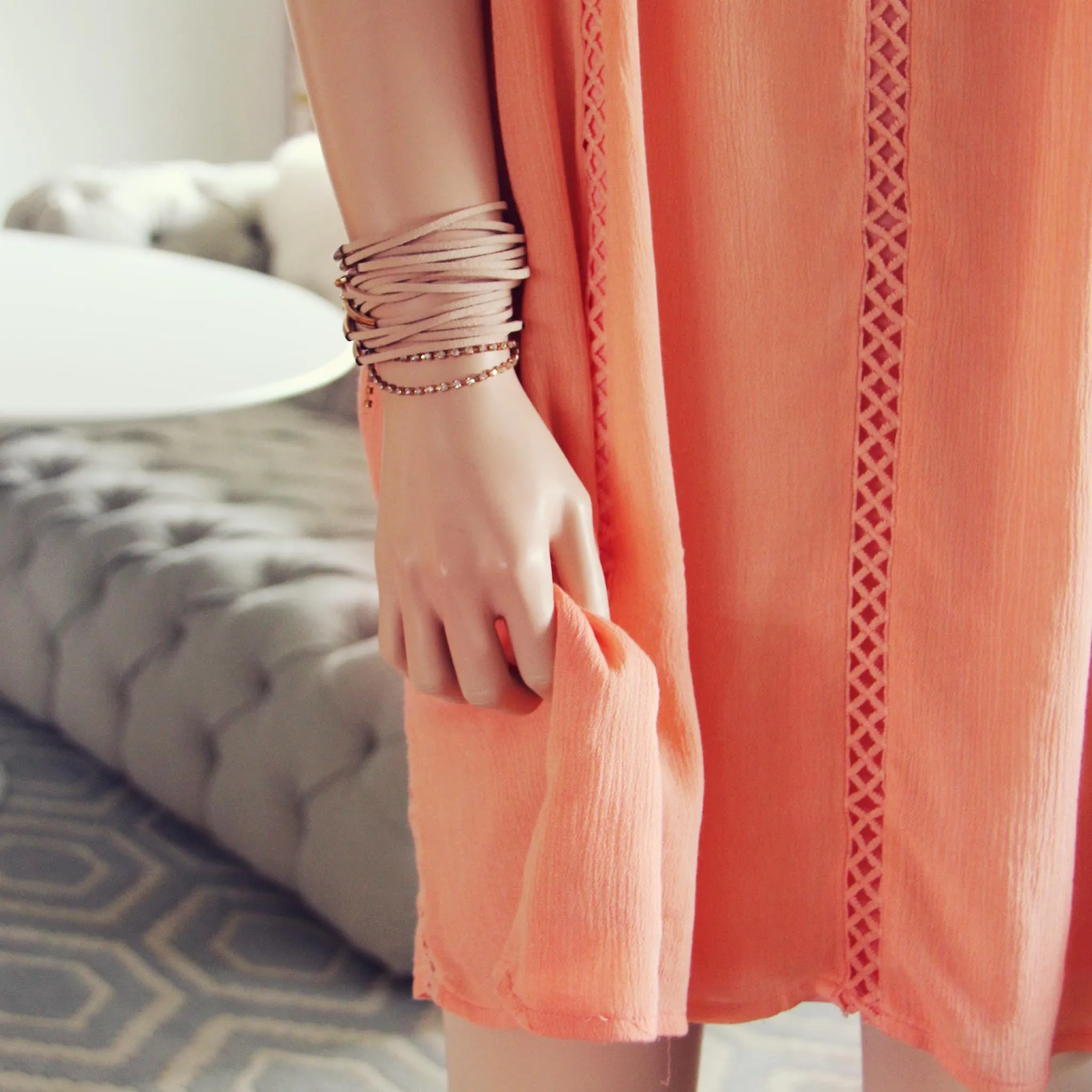 Lace Gypsy Dress in Desert Flower