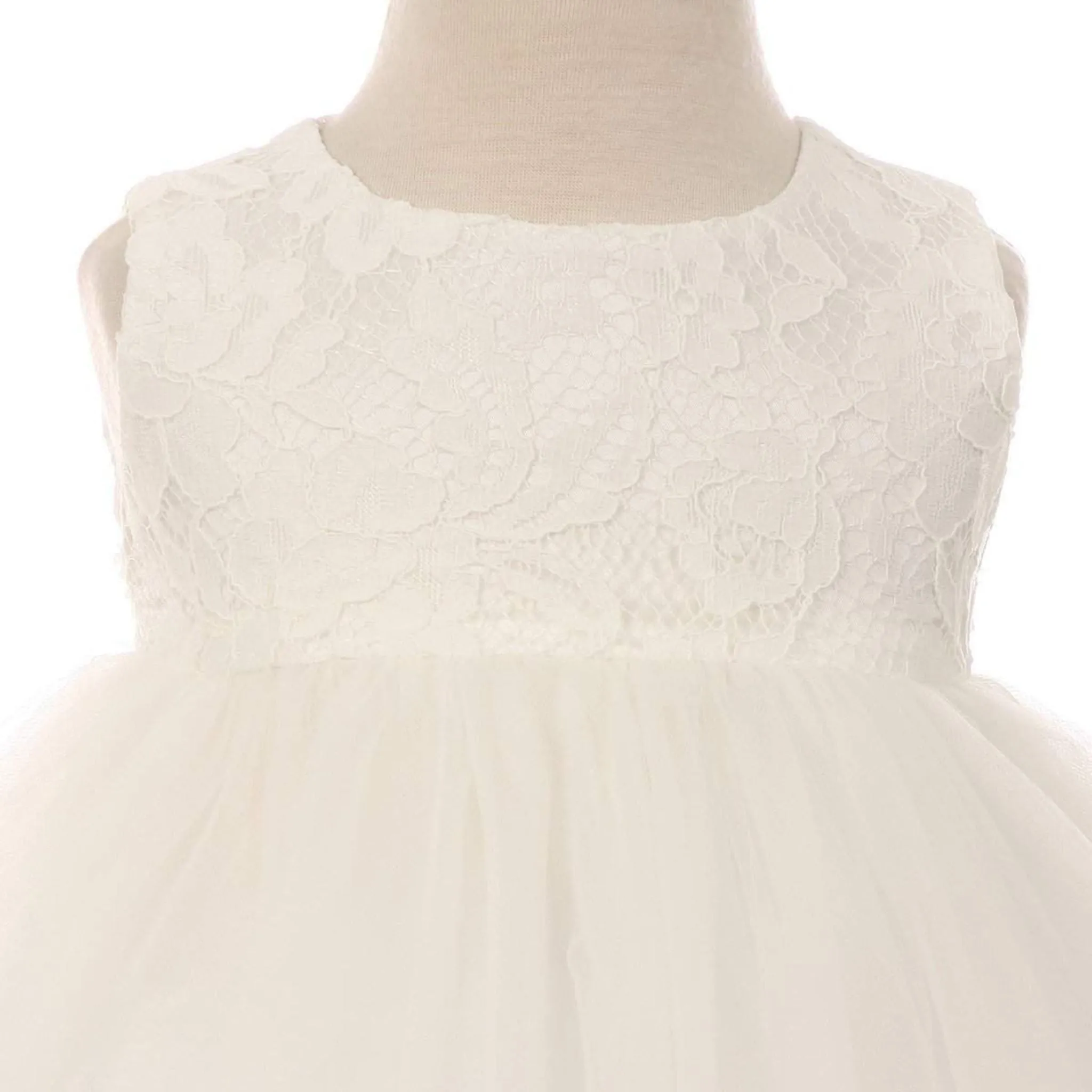 Lace Illusion Baby Dress